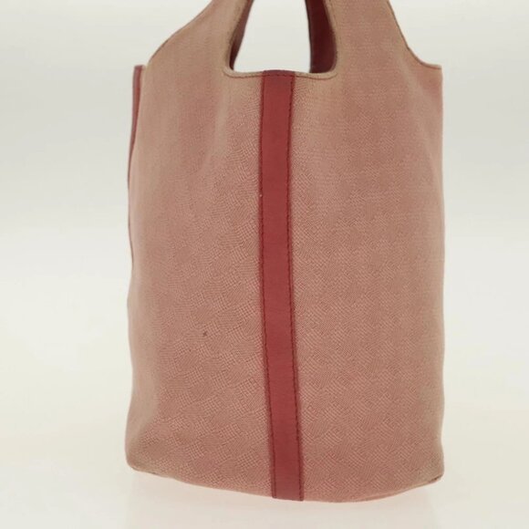 BOTTEGA VENETA Hand Bag Canvas Pink Auth 94232 - Picture 5 of 14